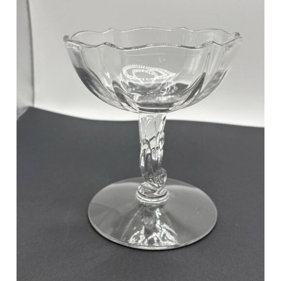 Fostoria Other - Vintage Fostoria Crystal Baroque Pattern Footed Comport Compote